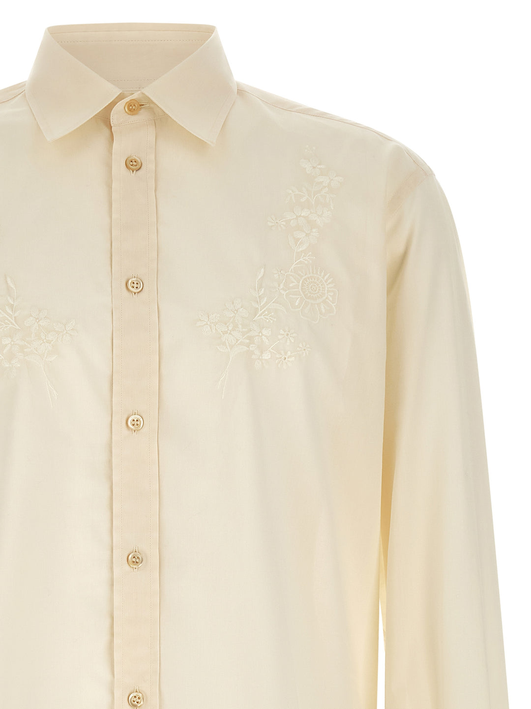 Valentino Garavani Valentino Garavani Embroidery Shirt Camicie - Bianco | d33ede64bf8162f8c3e5c0c659b03855e6ce3524