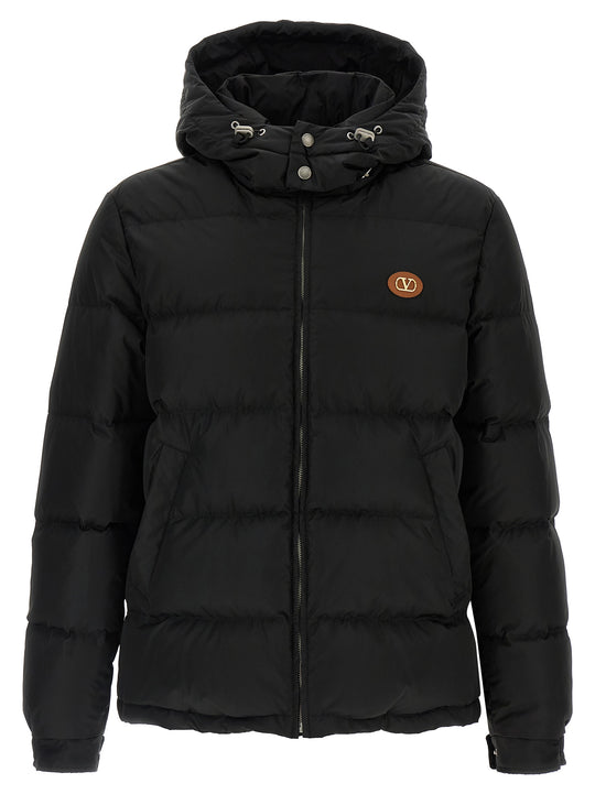 Vlogo Signature Puffer Jackets Nero