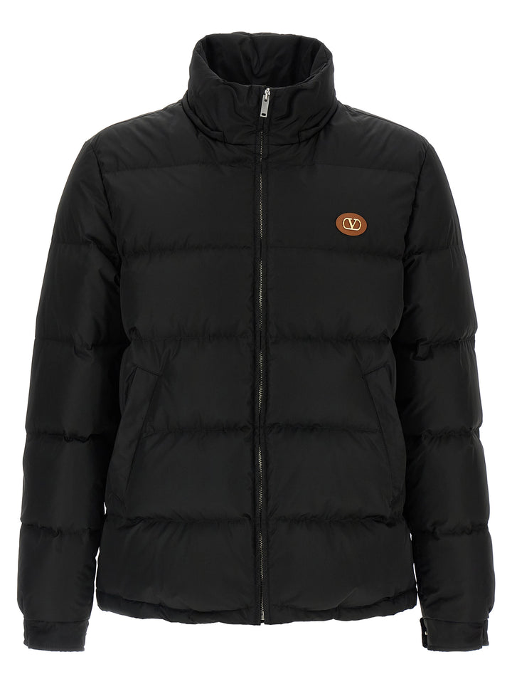Valentino Garavani Vlogo Signature Puffer Jackets - Nero | 801b38dc858a9640edb5d194e497b10030ac3213