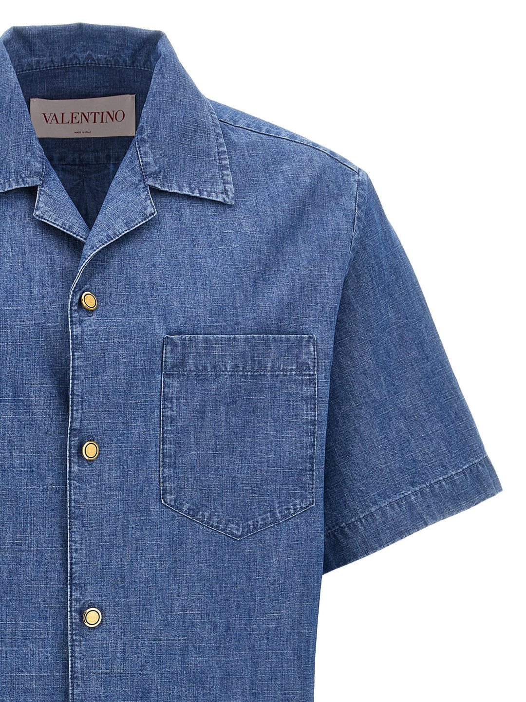 Valentino Garavani Valentino Garavani Denim Shirt Camicie - Blu | 51e9d4a37152ba20a34b02ea6b2a2528c5f51e02