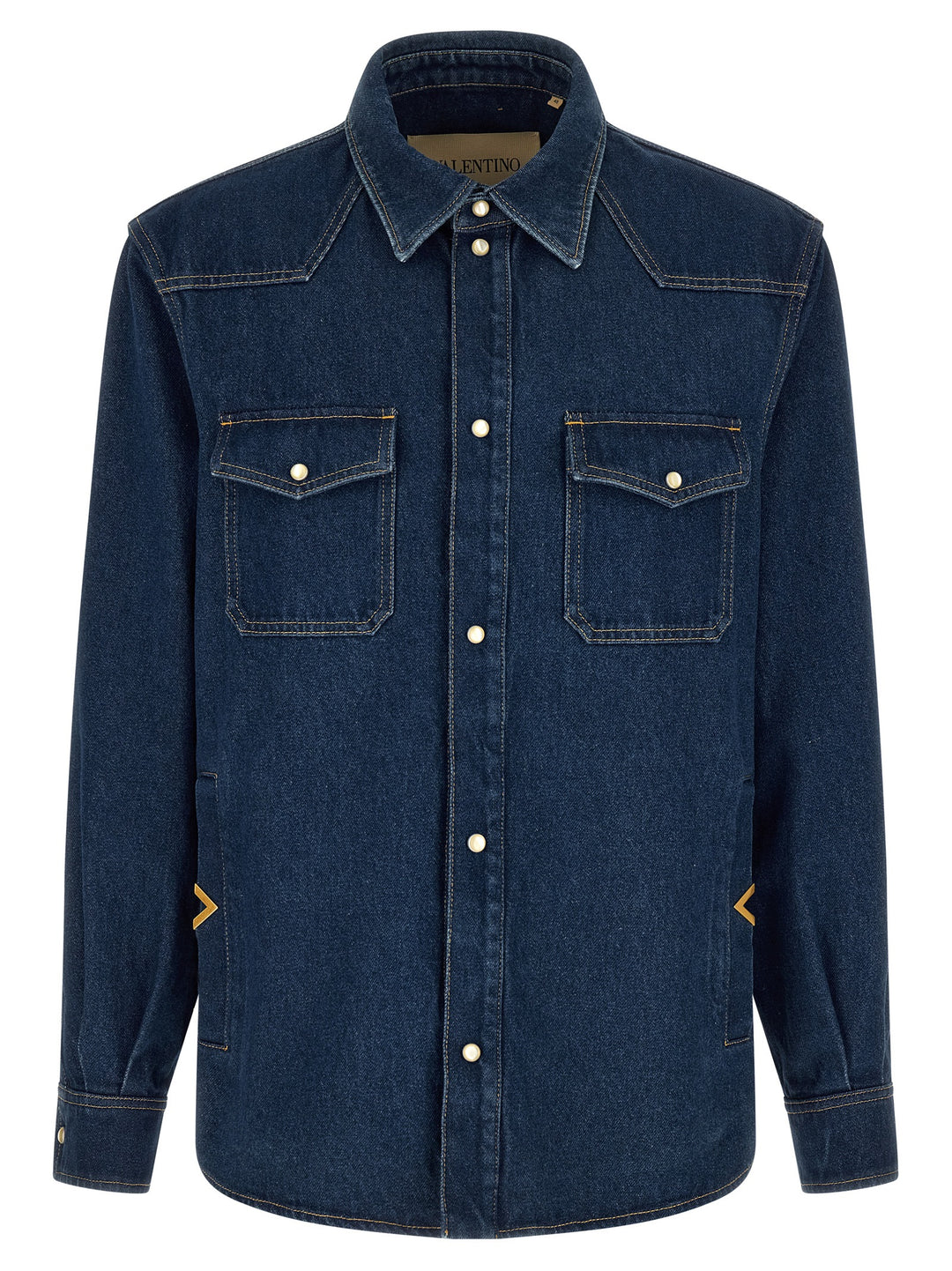 Valentino Garavani Vgold Camicie - Blu | ee7eb016c1b6c09cd0b8eef2a3b6416837b2d836