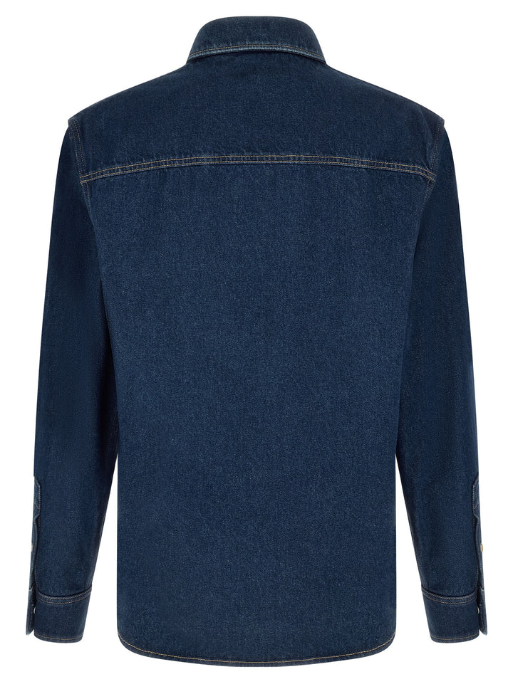 Valentino Garavani Vgold Camicie - Blu | 01c6123e3ea33a0c78a12b4cd862dacfa448635a