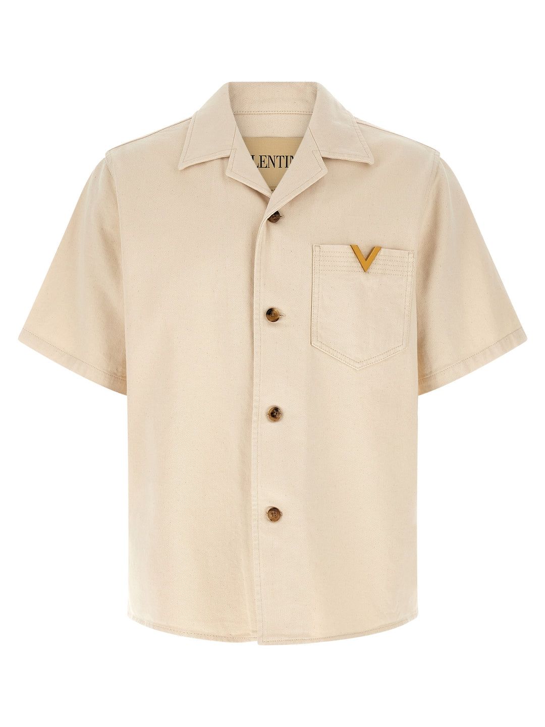 Valentino Garavani Valentino Garavani Vgold Shirt Camicie - Beige | 64820f20e436020949055d66eb5f59d4635f1aba