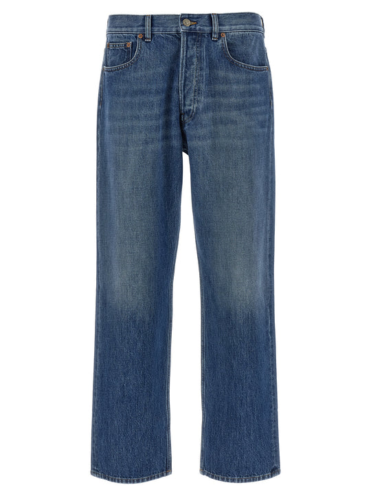 Valentino Garavani Five-Pocket Jeans Blu