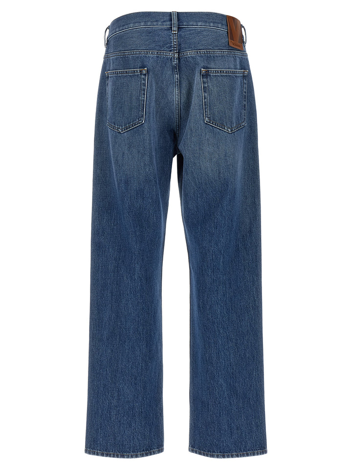 Valentino Garavani Valentino Garavani Five-Pocket Jeans - Blu | f1093ce89bae0b145bcf322fbdf3efb8aea3c44e