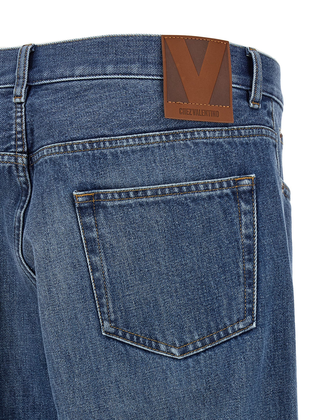 Valentino Garavani Valentino Garavani Five-Pocket Jeans - Blu | e8924f14bccb7600cff3ce7da5bdb6a754896ab5