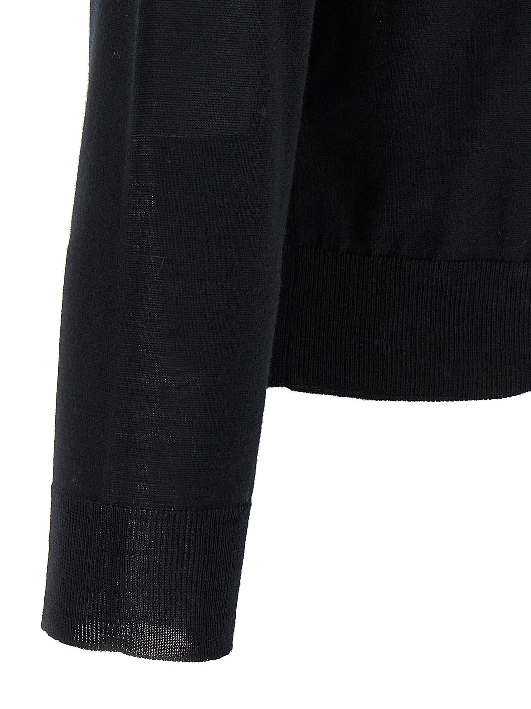 Valentino Garavani Valentino Garavani Logo Embroidery Sweater Maglioni - Nero | ac031bec282bbb3267204fd7cdebf5c13f71ba91