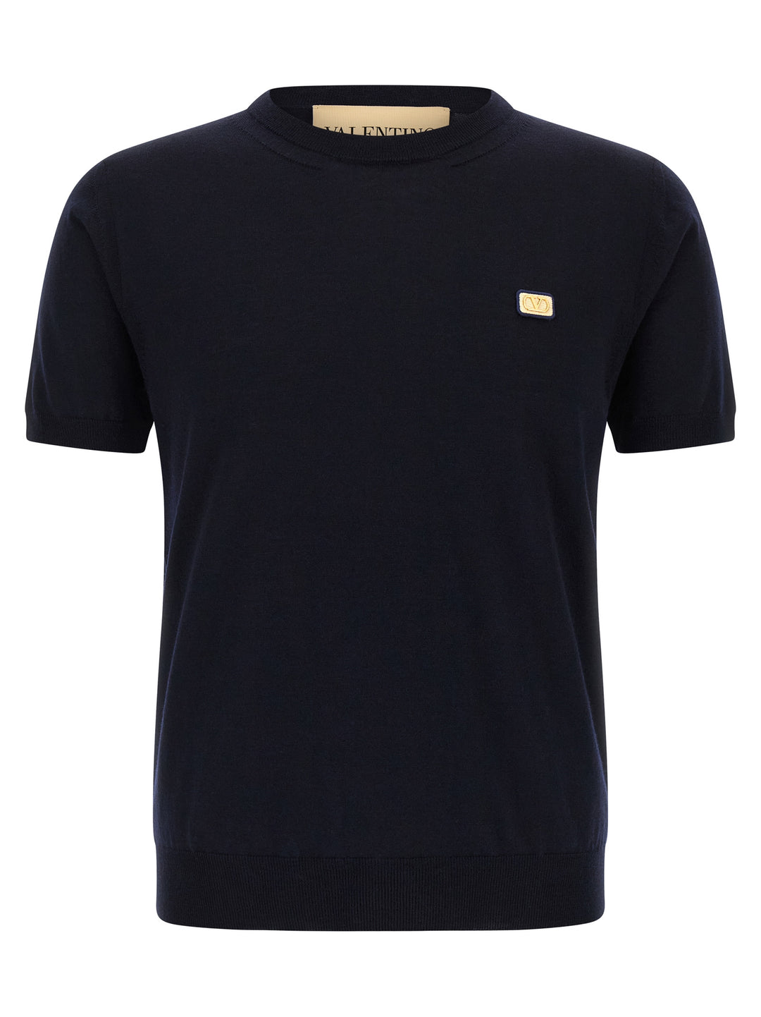 Valentino Garavani Valentino Garavani Vlogo Signature Jersey Maglioni - Blu | cc97c10e42b0ad6e6839fa243f44553d645b5068