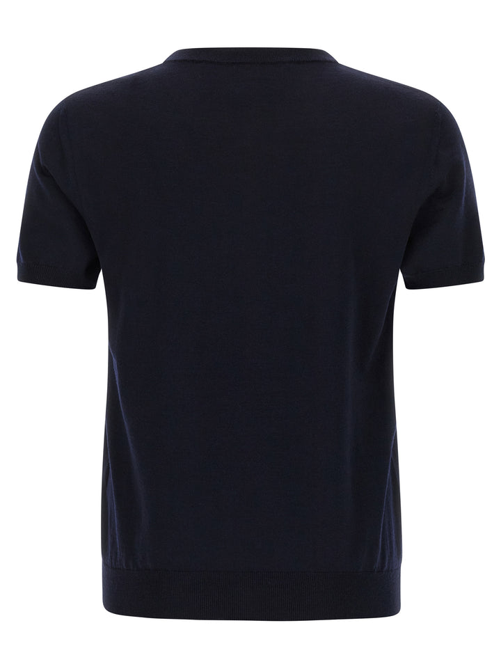 Valentino Garavani Valentino Garavani Vlogo Signature Jersey Maglioni - Blu | 41818a5ee27da9237898778f5cb1b2ddf8e14d4a