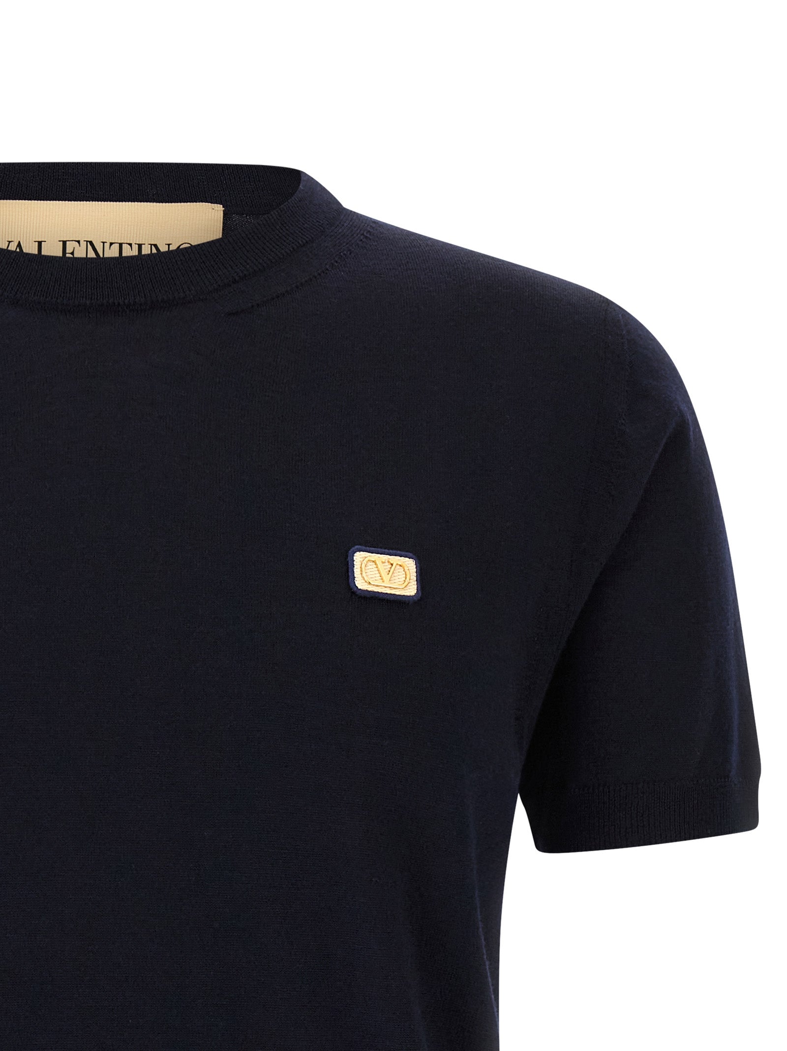 Valentino Garavani Valentino Garavani Vlogo Signature Jersey Maglioni - Blu | 2ef9923e746dcb89bd005ce486bbb2c3cc855428