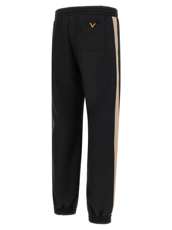 Valentino Garavani Vgold Pantaloni - Bianco/Nero | 648961604f446008ebf437a835e16217923b6444