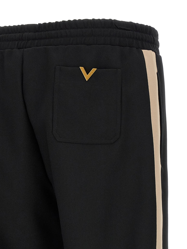 Valentino Garavani Vgold Pantaloni - Bianco/Nero | 40e0855837ab3190f019e7dd7993b7db979445e7