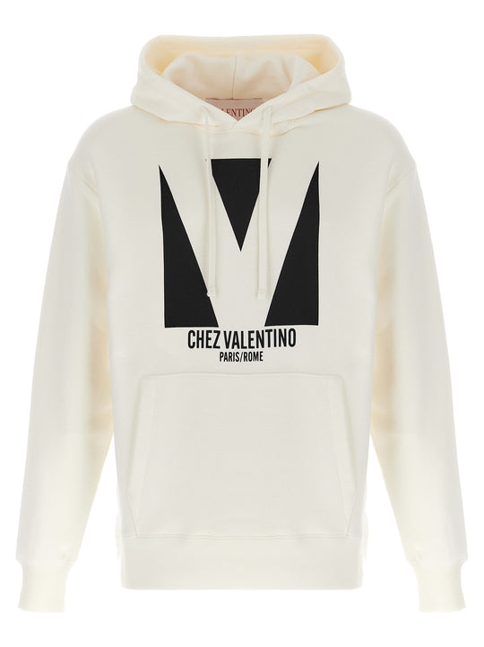 Valentino Garavani Hoodie Felpe Bianco