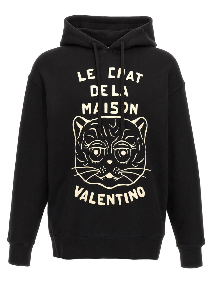 Valentino Garavani Valentino Garavani Hoodie Felpe - Nero | 14d54b43eb7fa4c76e665657baabb5b4a0b567b6