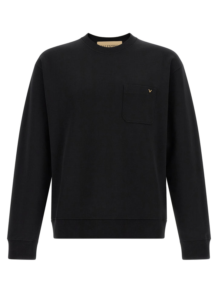 Valentino Garavani Vgold Felpe - Nero | 55ff3e45bd9fd78e3103e1d820a363ba17041169