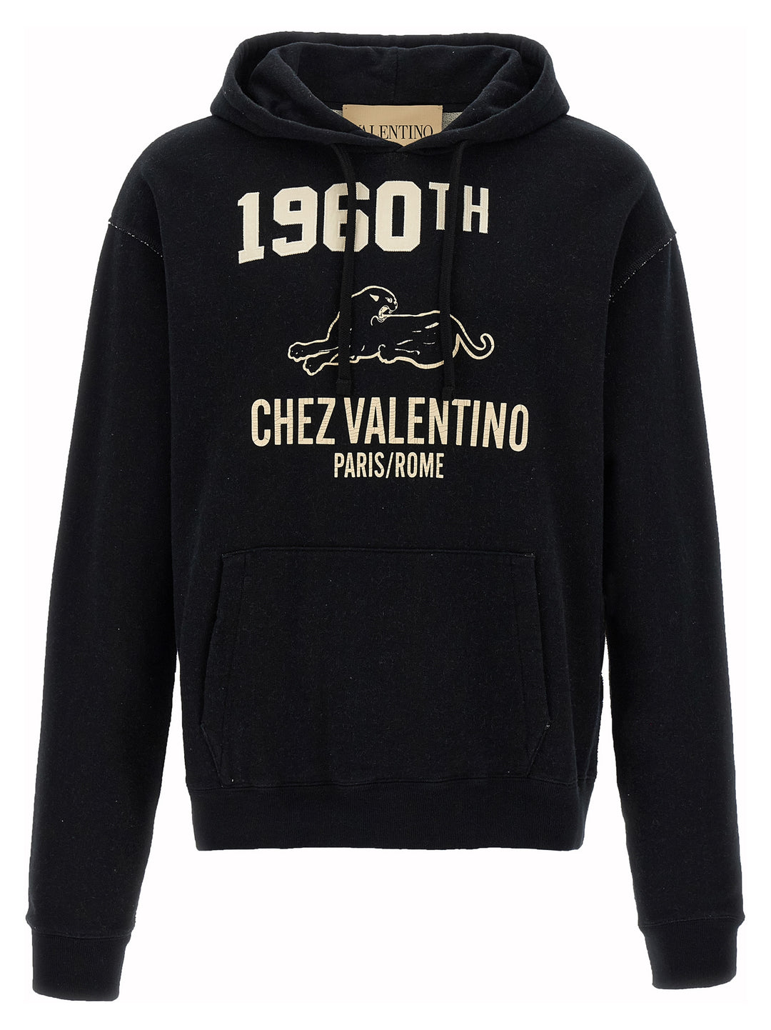Valentino Garavani Printed Valentino Garavani Hoodie Felpe - Nero | 9ff6351ea0ef5d07760fd894f70786d58a965186