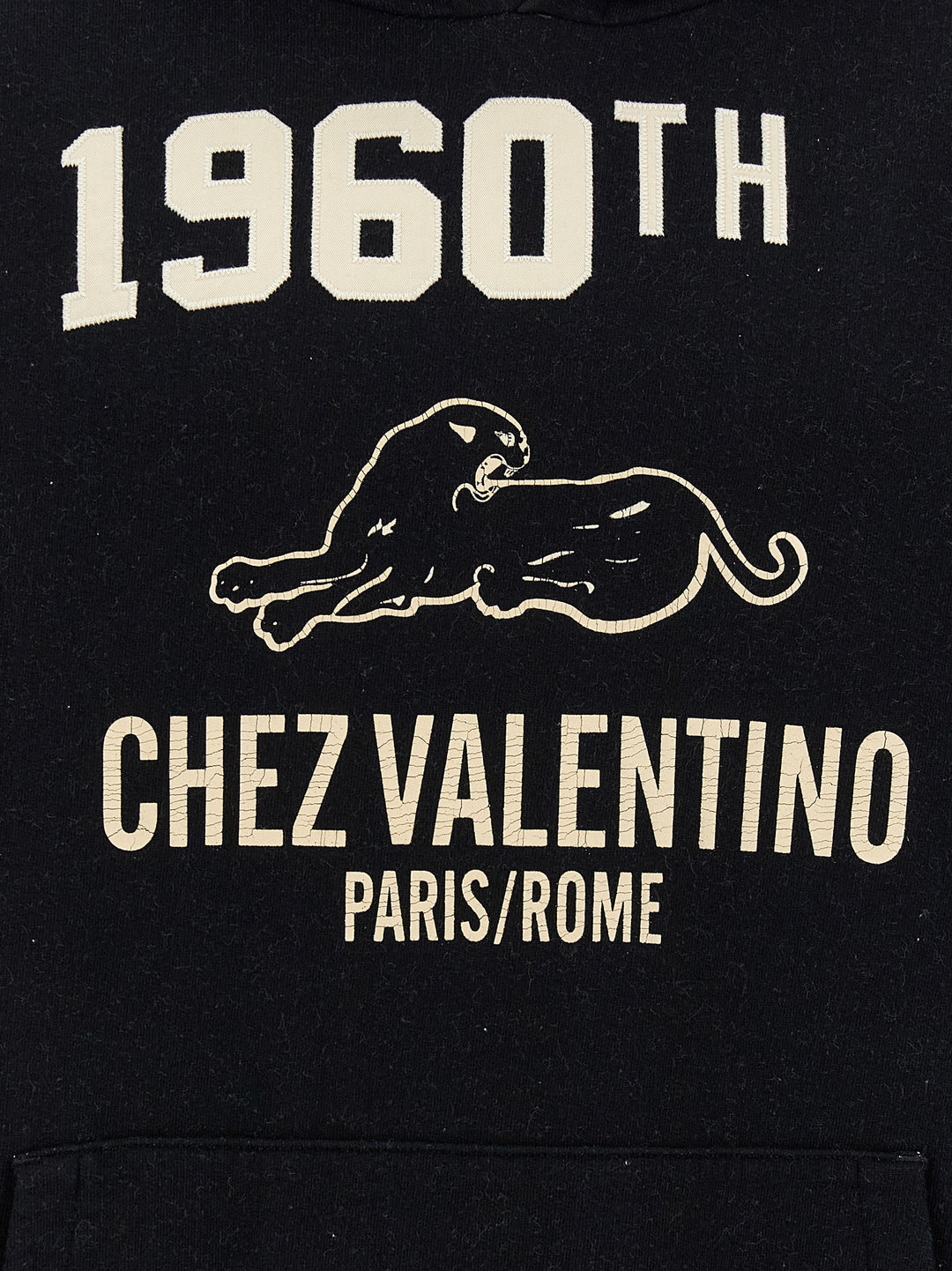 Valentino Garavani Printed Valentino Garavani Hoodie Felpe - Nero | 472814e1405f4f2a8df8f6cc262efd0a6a251e4c