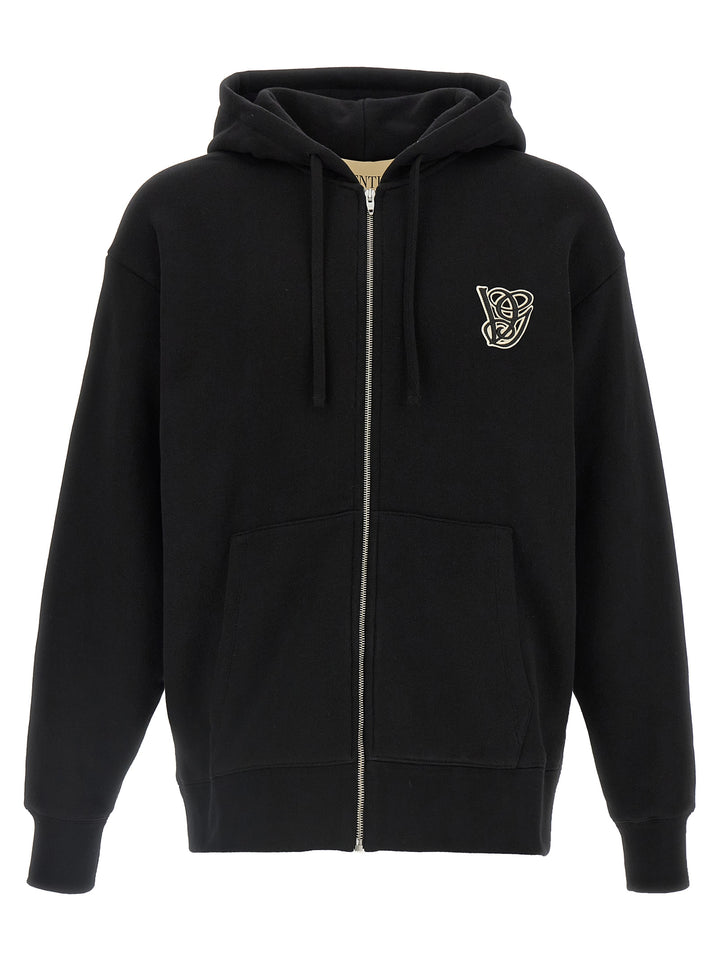 Valentino Garavani Valentino Garavani Hoodie Vg Patch Felpe - Nero | 2f398b58e627c89d67145b5e266c750f99be2d92
