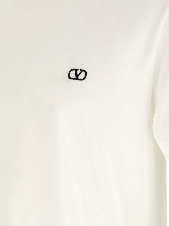 Valentino Garavani Vlogo Signature T shirt - Bianco | 547cb7dbcaf3f29777e2b8f21894fec5d9dd55b2