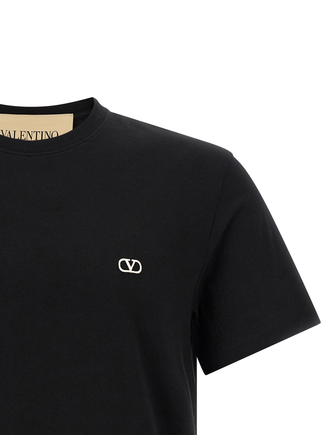 Valentino Garavani Vlogo T shirt - Nero | 618f704cfe71e8a2846bad5ef9b7e5f6fb8a1693