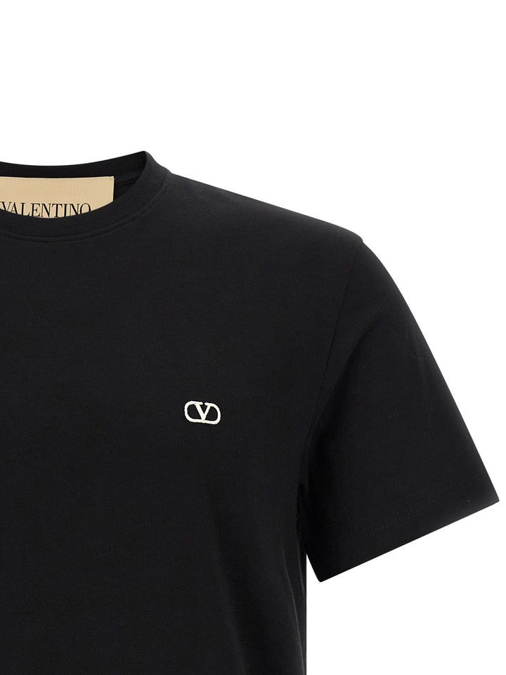 Valentino Garavani Vlogo T shirt - Nero | 618f704cfe71e8a2846bad5ef9b7e5f6fb8a1693