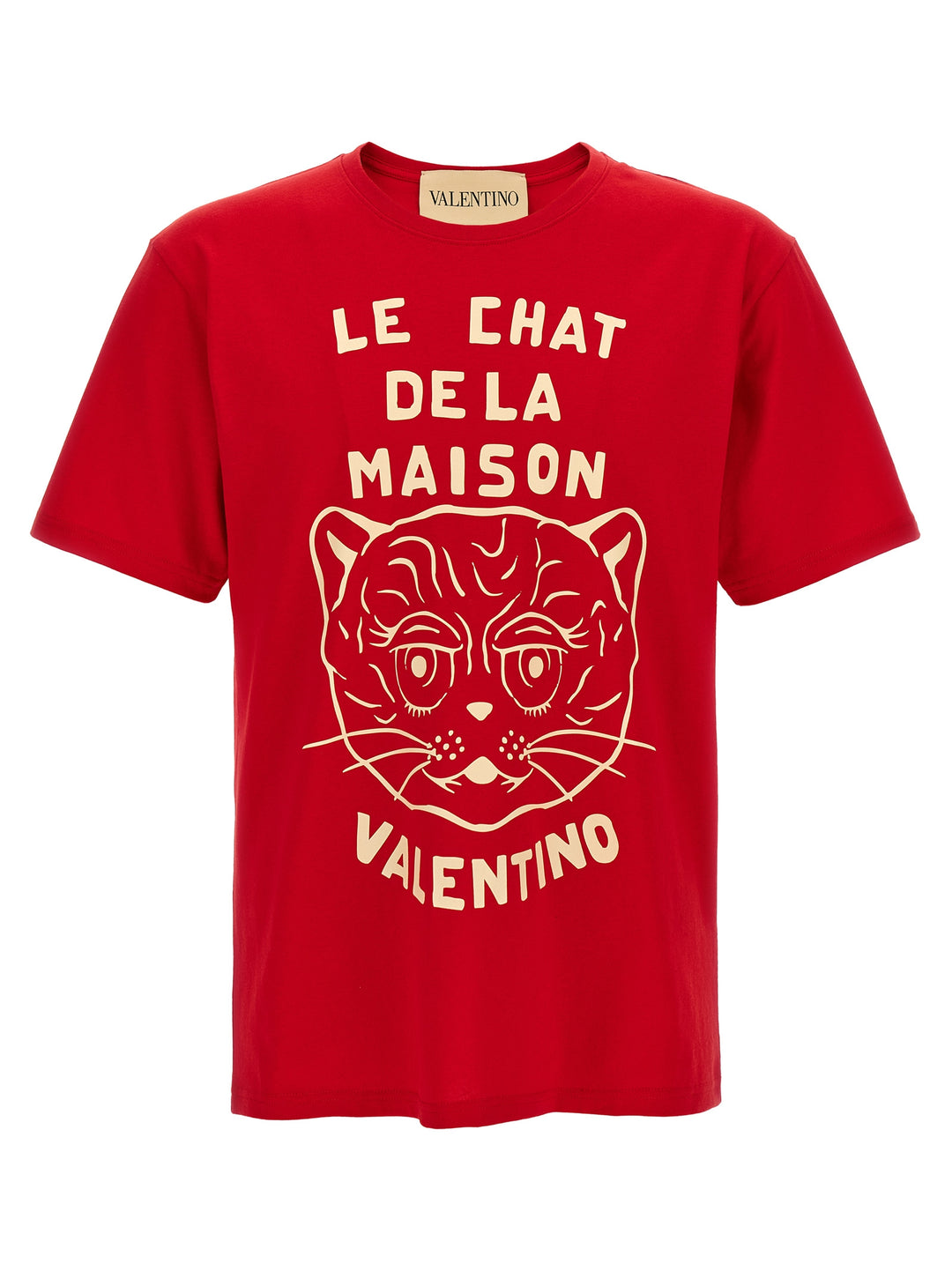 Valentino Garavani Le Chat De La Maison T shirt - Rosso | 4bae625e3a442b87f0c76c0a1dae8083bbd3b668