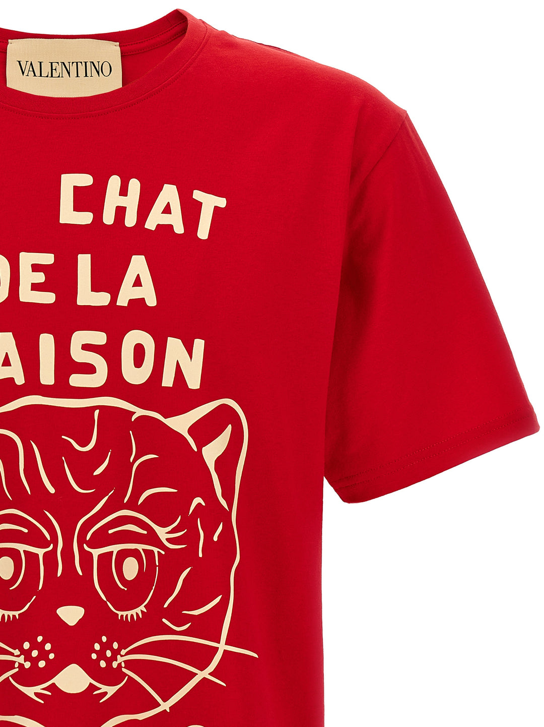 Valentino Garavani Le Chat De La Maison T shirt - Rosso | cdb9db3153343f3bf5a0ac5a739fe317fca8bf33