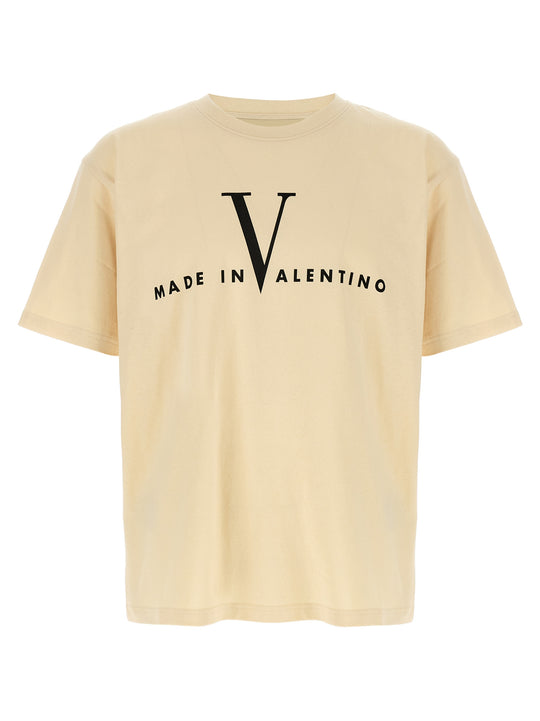 Made In Valentino T Shirt Beige