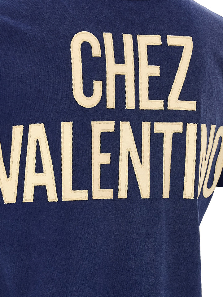 Valentino Garavani Panther T shirt - Blu | 6d7cf74df66b12cdbbb77068d466bdd90e33f2a1