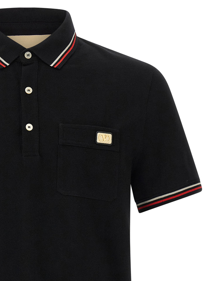 Valentino Garavani Valentino Polo - Nero | 8dc9255356c557f42bbd7f2a10ee4def1c63fd86