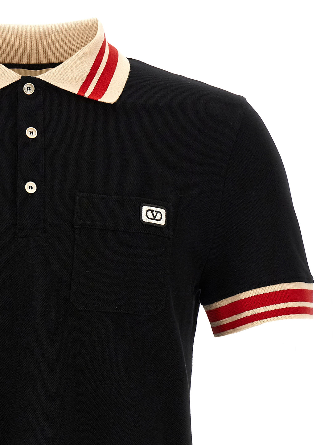 Valentino Garavani Valentino Garavani Vlogo Polo - Nero | 172ea0e52c8f9ed8d1f0bccb3061a26ceea56835