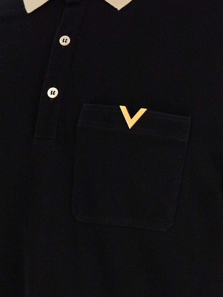 Valentino Garavani Valentino Polo - Bianco/Nero | a75f1d4a86ab9334621254076ecf8414b8499086