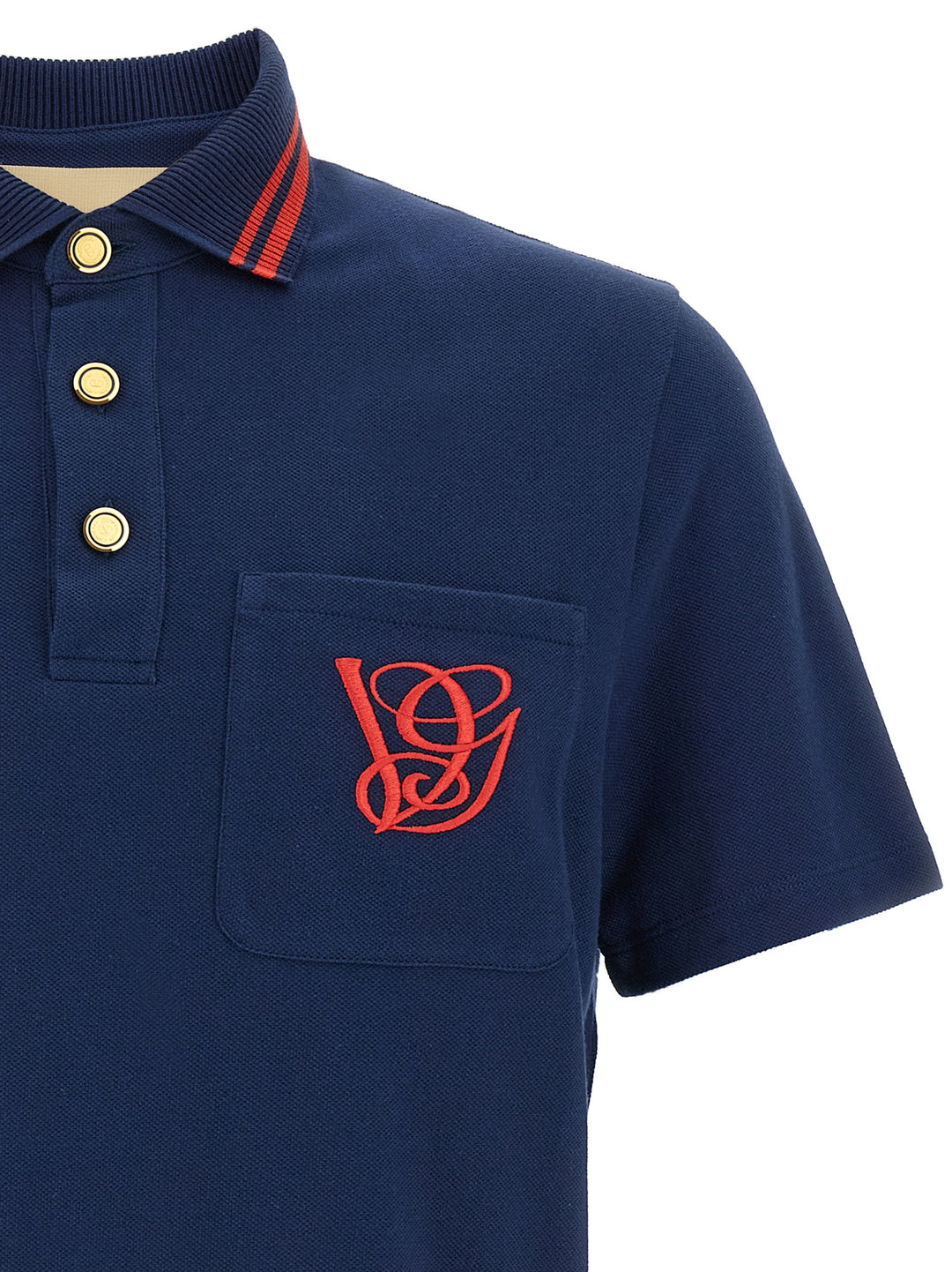 Valentino Garavani Vg Polo - Blu | e11cb612a9c2a87491b5d22b97fb2d3ab559be55