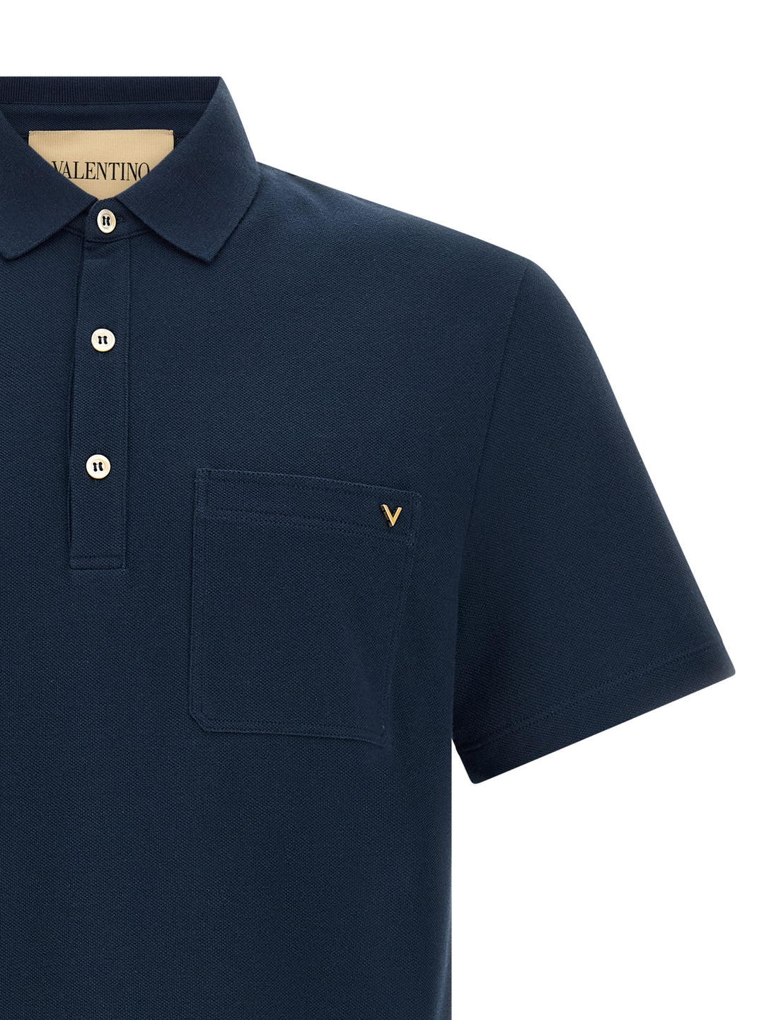 Valentino Garavani Vgold Polo - Blu | 7a7ee7ba107b3852977145b74ea607956b7ae00d