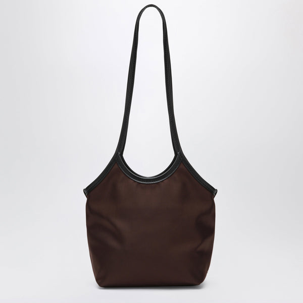 Small Cami Tote Bag In Brown Nylon