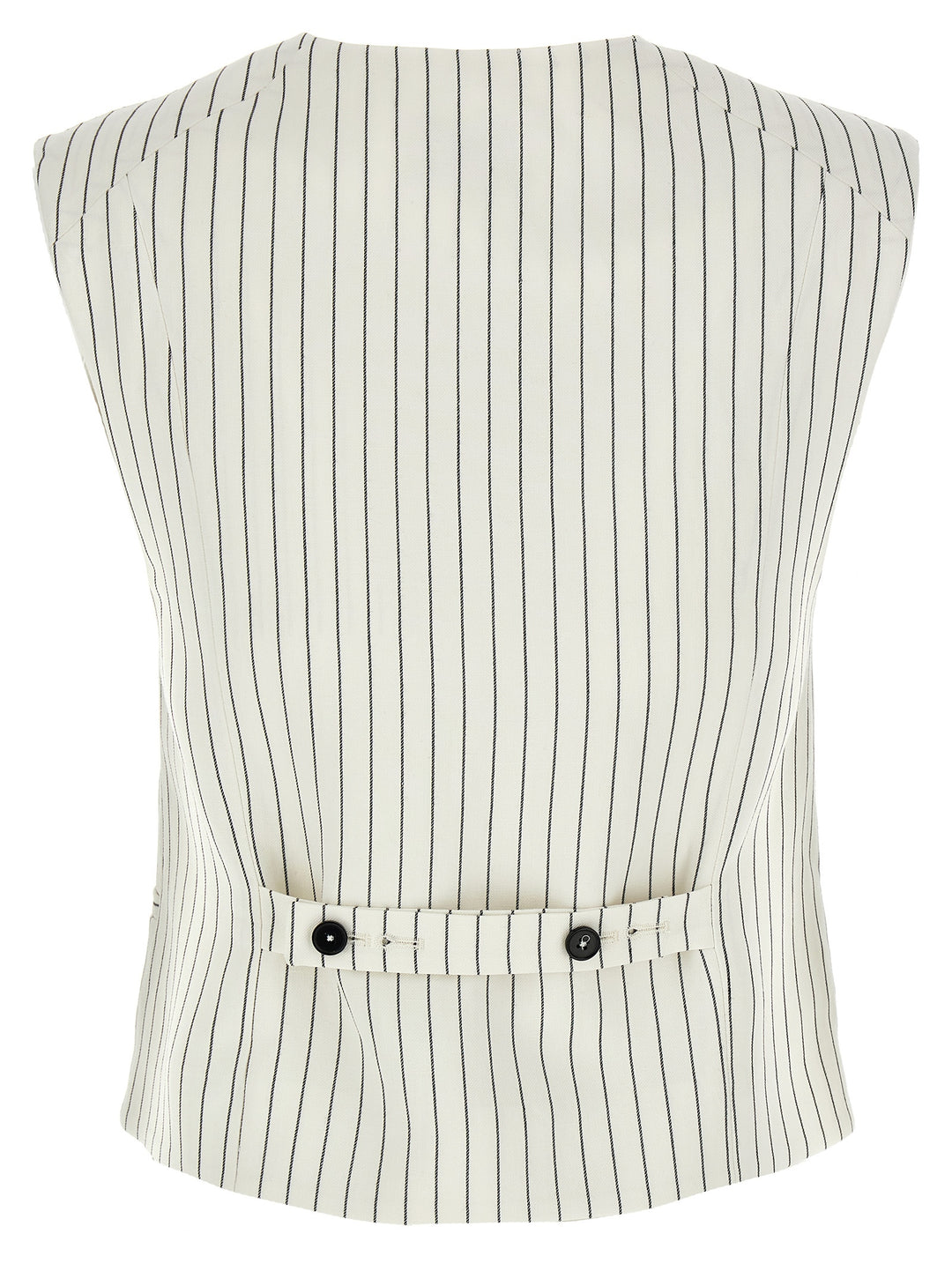 Loulou De Saison Vanua Gilet - Bianco | a3df9dd37b880543003820ff8b8dda9e049c584a