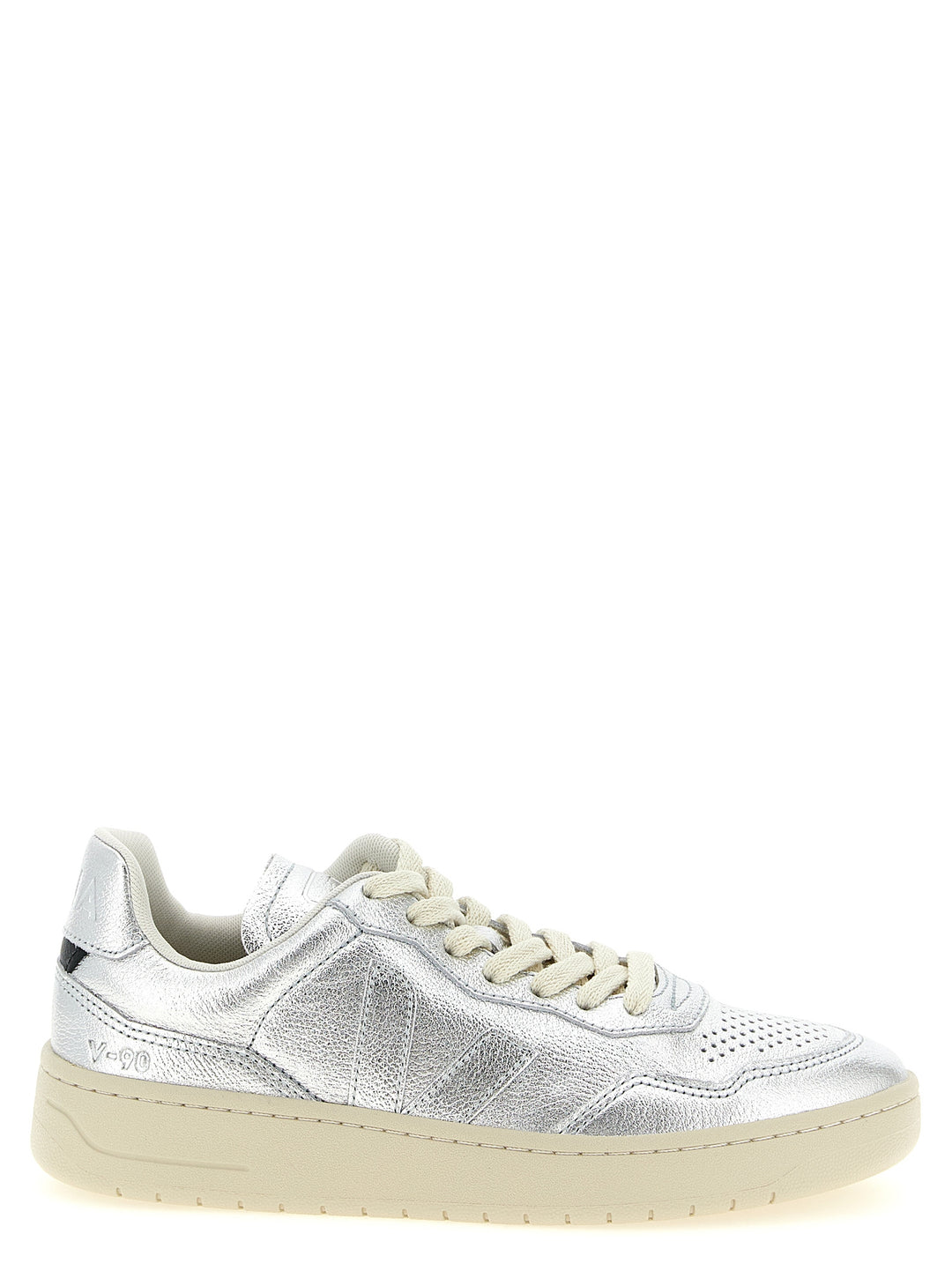 Veja V-90 Sneakers - Silver | 63ca99eba037f952fa088d87e0efd394fb60b9e5