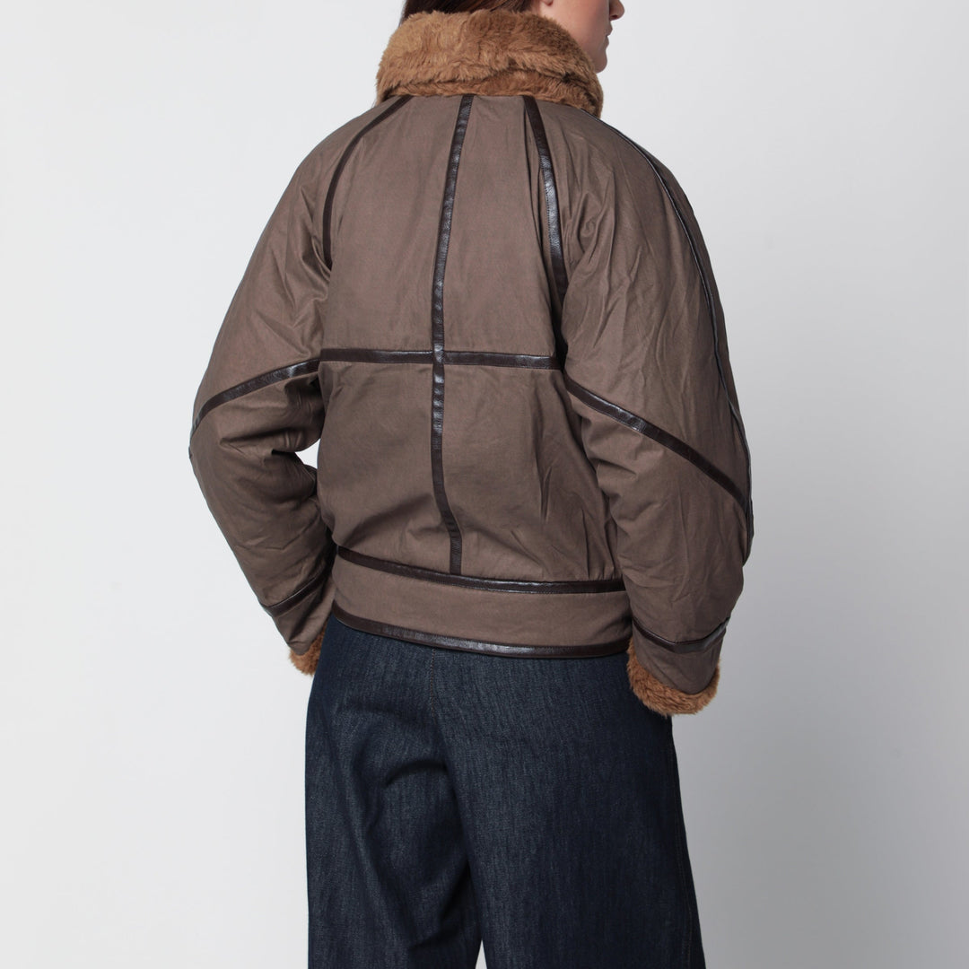 Isabel Marant ÉToile Olinka Brown Coated Cotton Parka