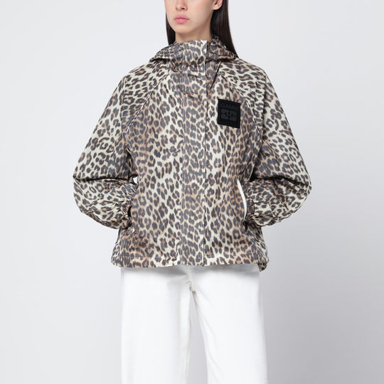 Jacket With Leopard Prin