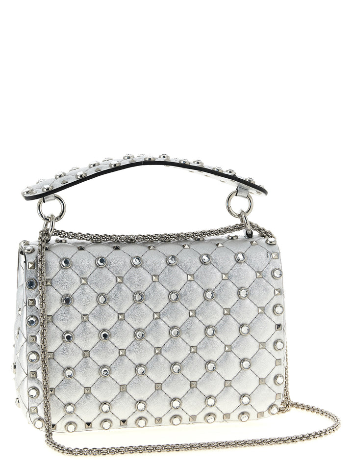 Valentino Garavani Rockstud Spike Borse a Spalla e Tracolla - Silver | 29fc8181326a638910765c85d2cf58c88d90bd1f