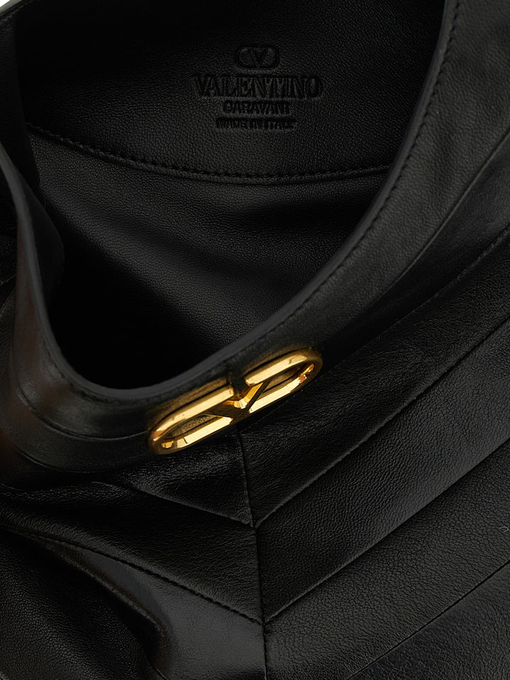 Valentino Garavani Hoboho Borse a Spalla e Tracolla - Nero | 44964f30ce43ba030a2e993d24fdeeaebe5ead89