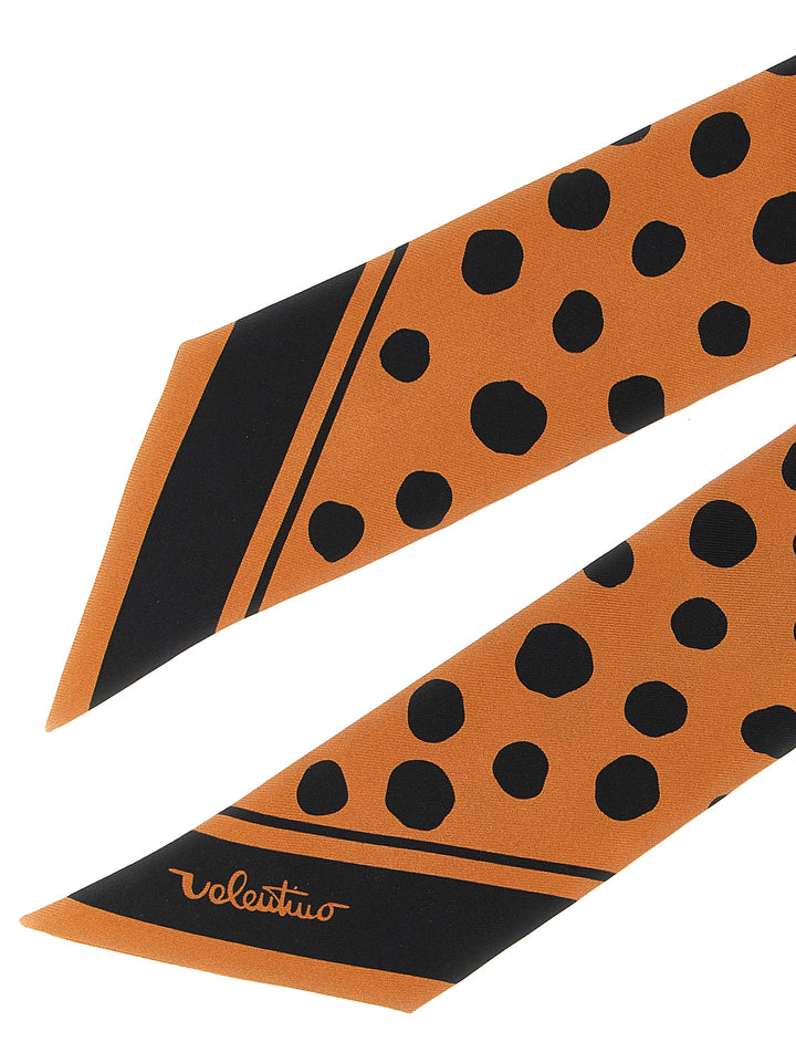Valentino Garavani Pois Dalmata Sciarpe - Marrone | 59af49a91f2319aaaa1e3063c8e1388bfef9f216