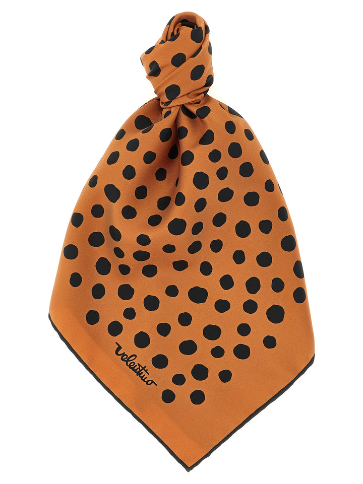 Valentino Garavani Pois Dalmata Sciarpe - Marrone | ebcaf26646b2bd1bef87aac08b339d27613818e3