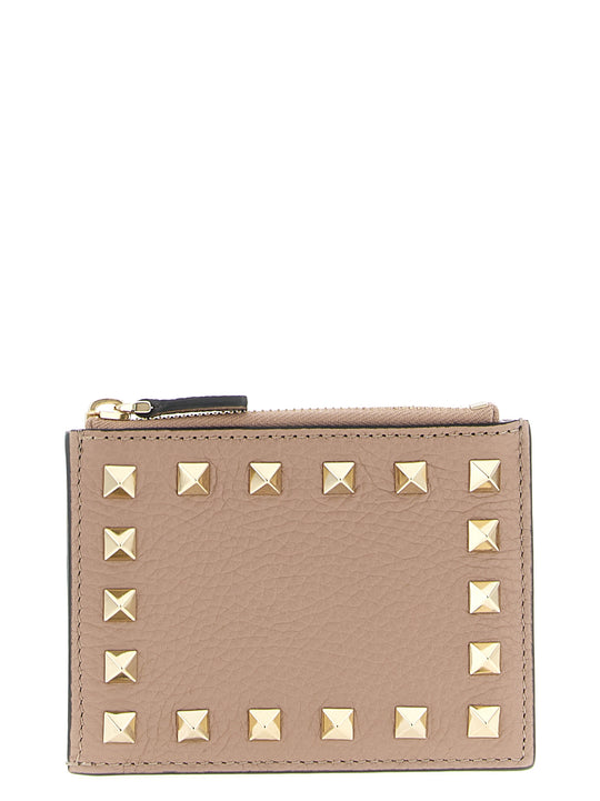 Rockstud Portafogli Rosa