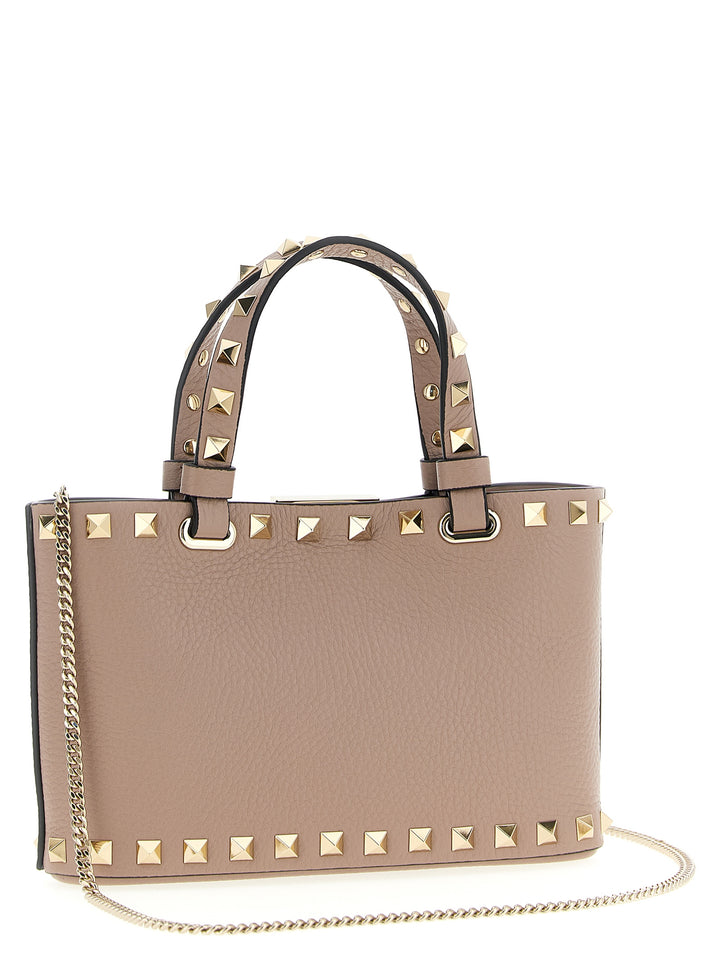 Valentino Garavani Rockstud Tote - Rosa | 89c9b903ddf029365ff3f81d84d0fad3f814aec7