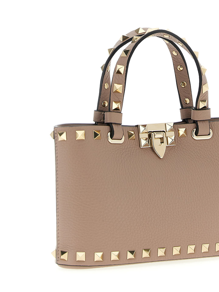 Valentino Garavani Rockstud Tote - Rosa | 99ef94b6a4d52be2647b7cec72ddfbfd0bac9ab4