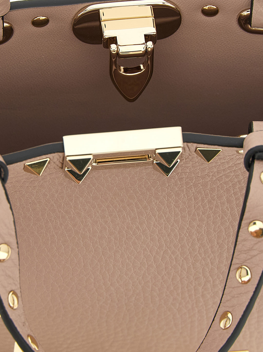 Valentino Garavani Rockstud Tote - Rosa | 9253f0194b17b8172e4093298fef8247162abebc
