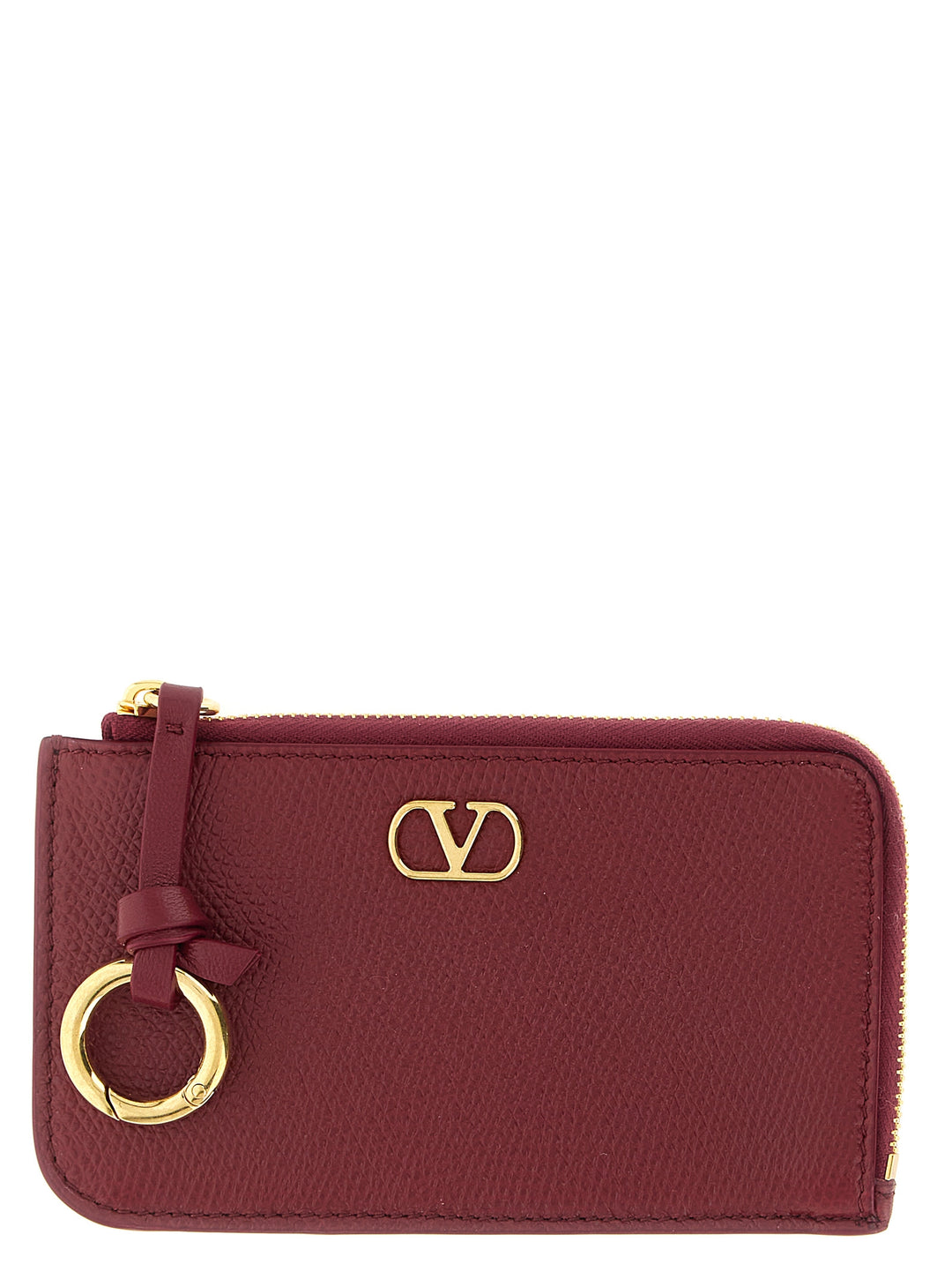 Valentino Garavani Vlogo Signature Portafogli - Bordeaux | 916d3f394490fe2c6cd280a804521788c964f0dd