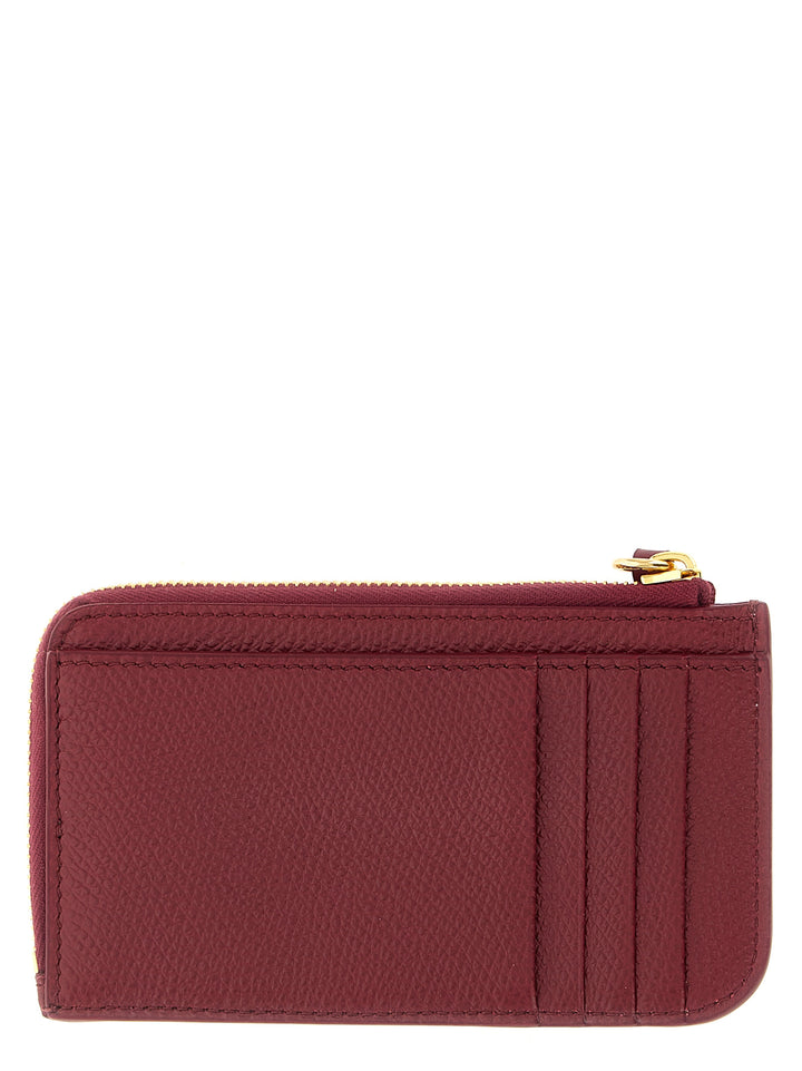 Valentino Garavani Vlogo Signature Portafogli - Bordeaux | 4936ff02273bbd471e9d6d911821a3aba1bb89e2
