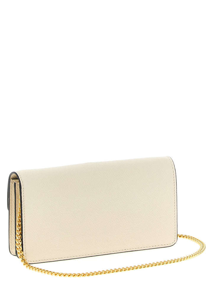 Valentino Garavani Wallet On Chain Valentino Garavani Vlogo Signature Portafogli - Bianco | 2c8bb660b40321cf540d7e1a8948532b49ef7b47